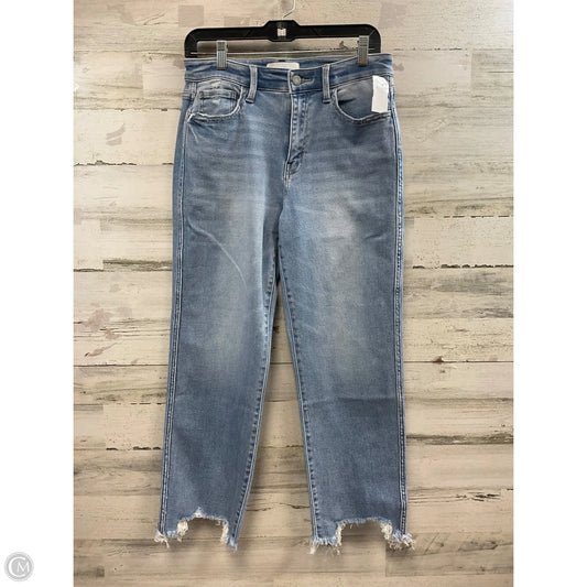 Jeans Straight By Vervet In Blue Denim, Size: 8