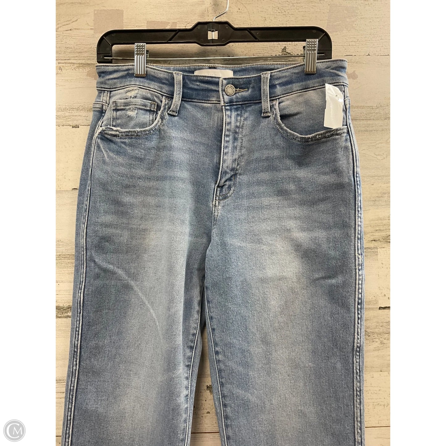 Jeans Straight By Vervet In Blue Denim, Size: 8