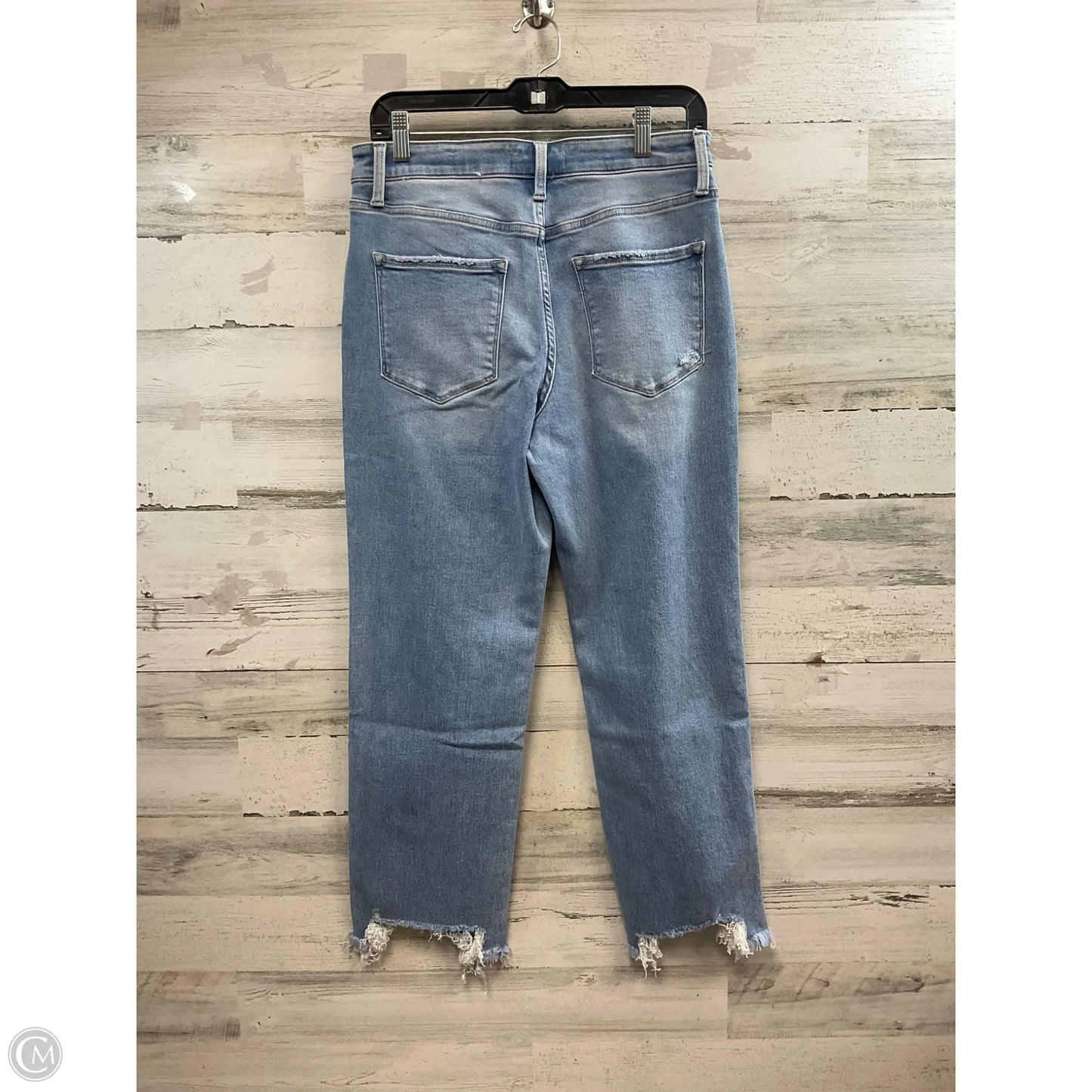 Jeans Straight By Vervet In Blue Denim, Size: 8