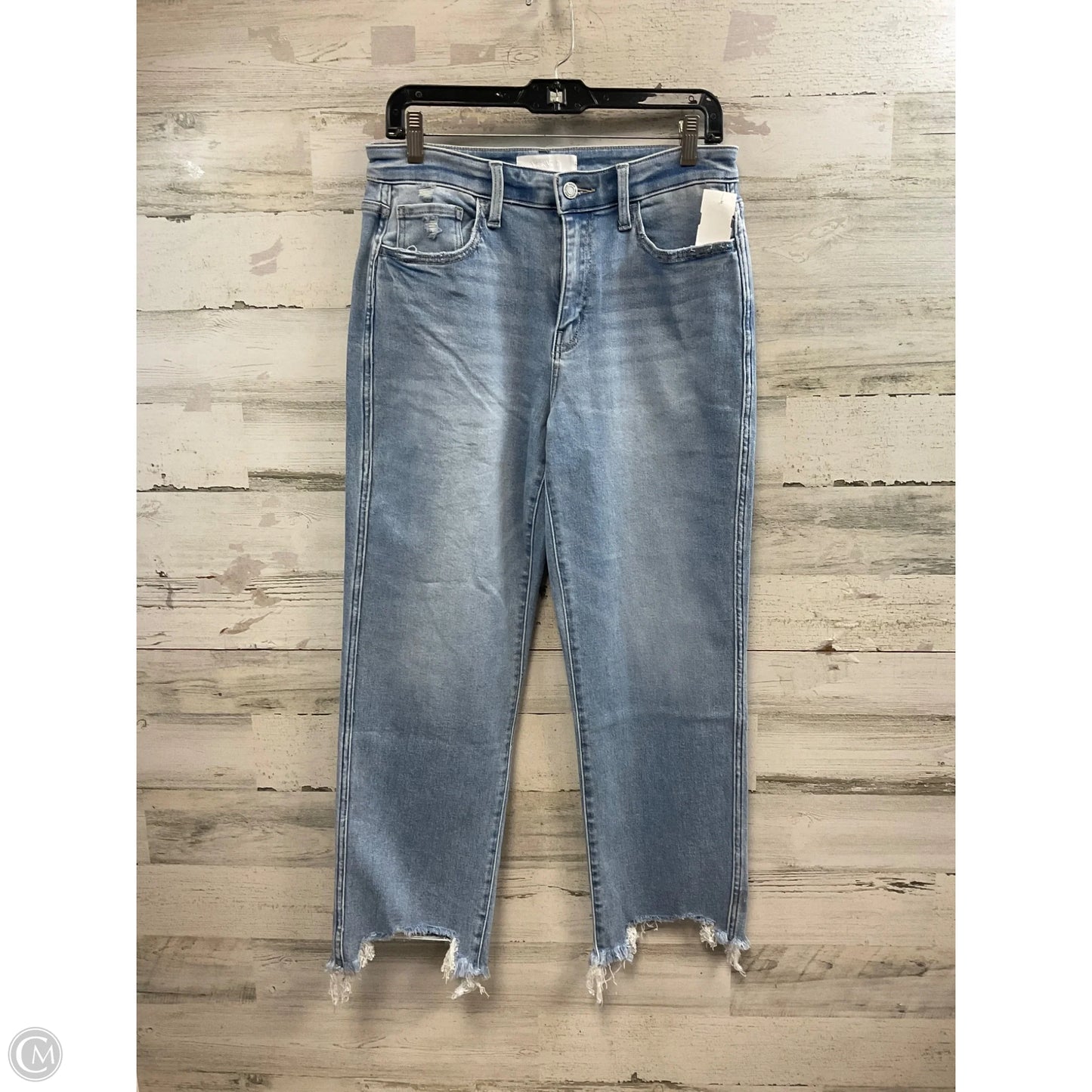 Jeans Straight By Vervet In Blue Denim, Size: 8