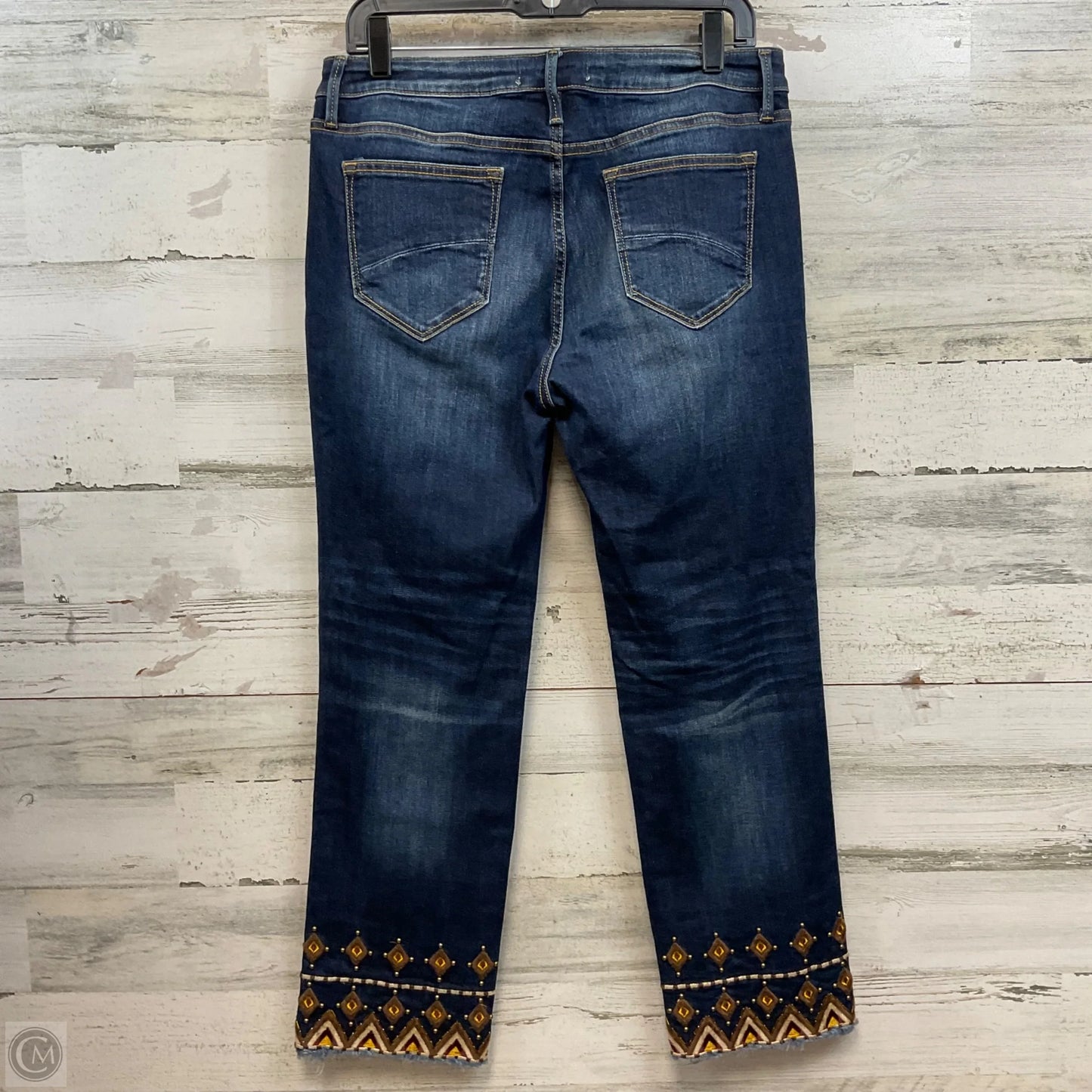 Jeans Cropped By Driftwood In Blue Denim, Size: 10