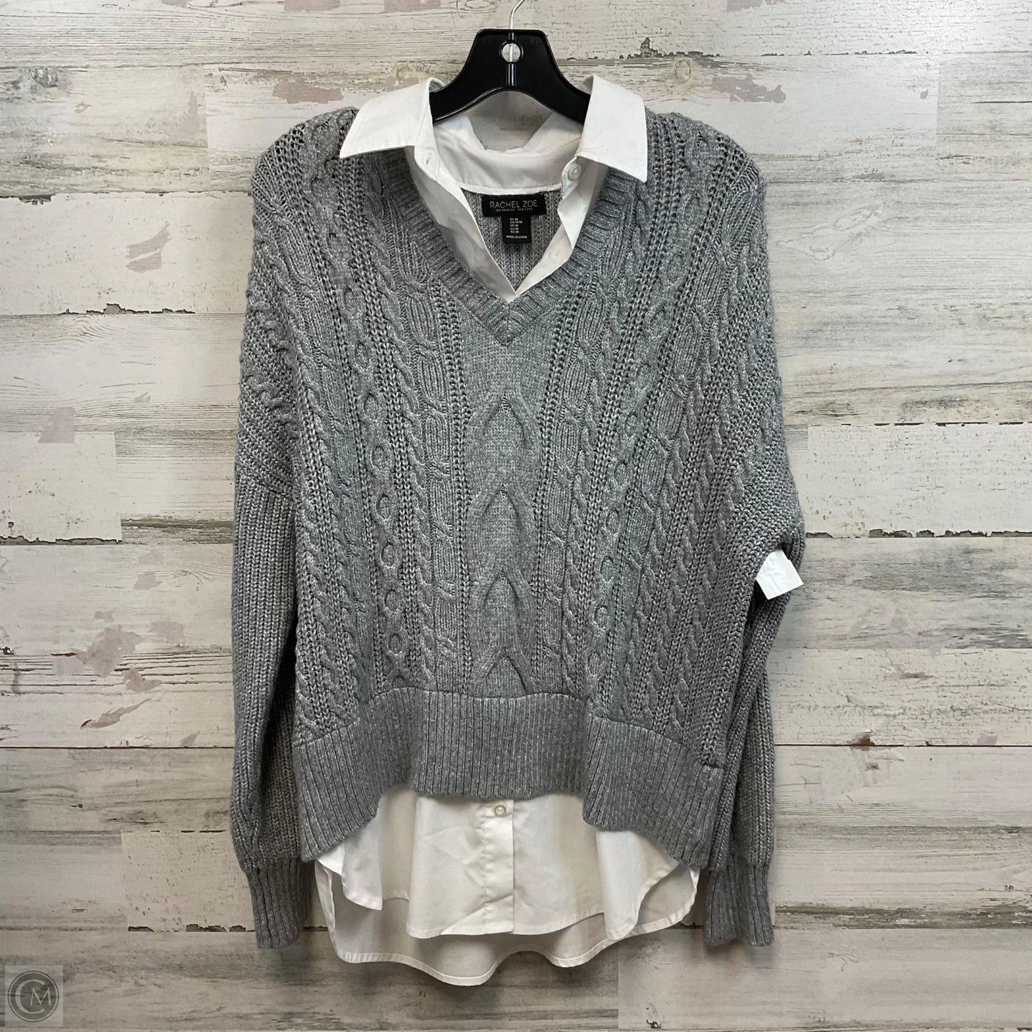 Sweater By Rachel Zoe In Grey, Size: M