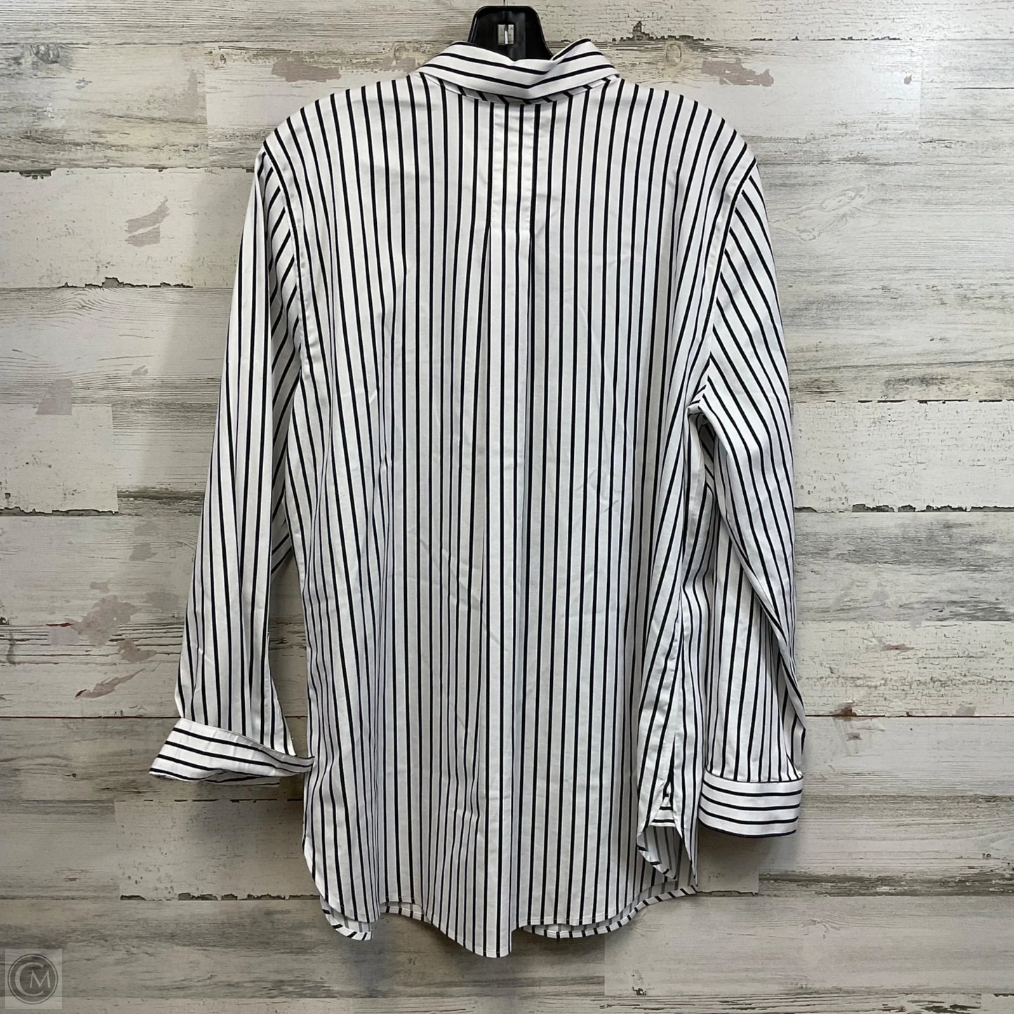 Blouse Long Sleeve By Chicos In White, Size: 12