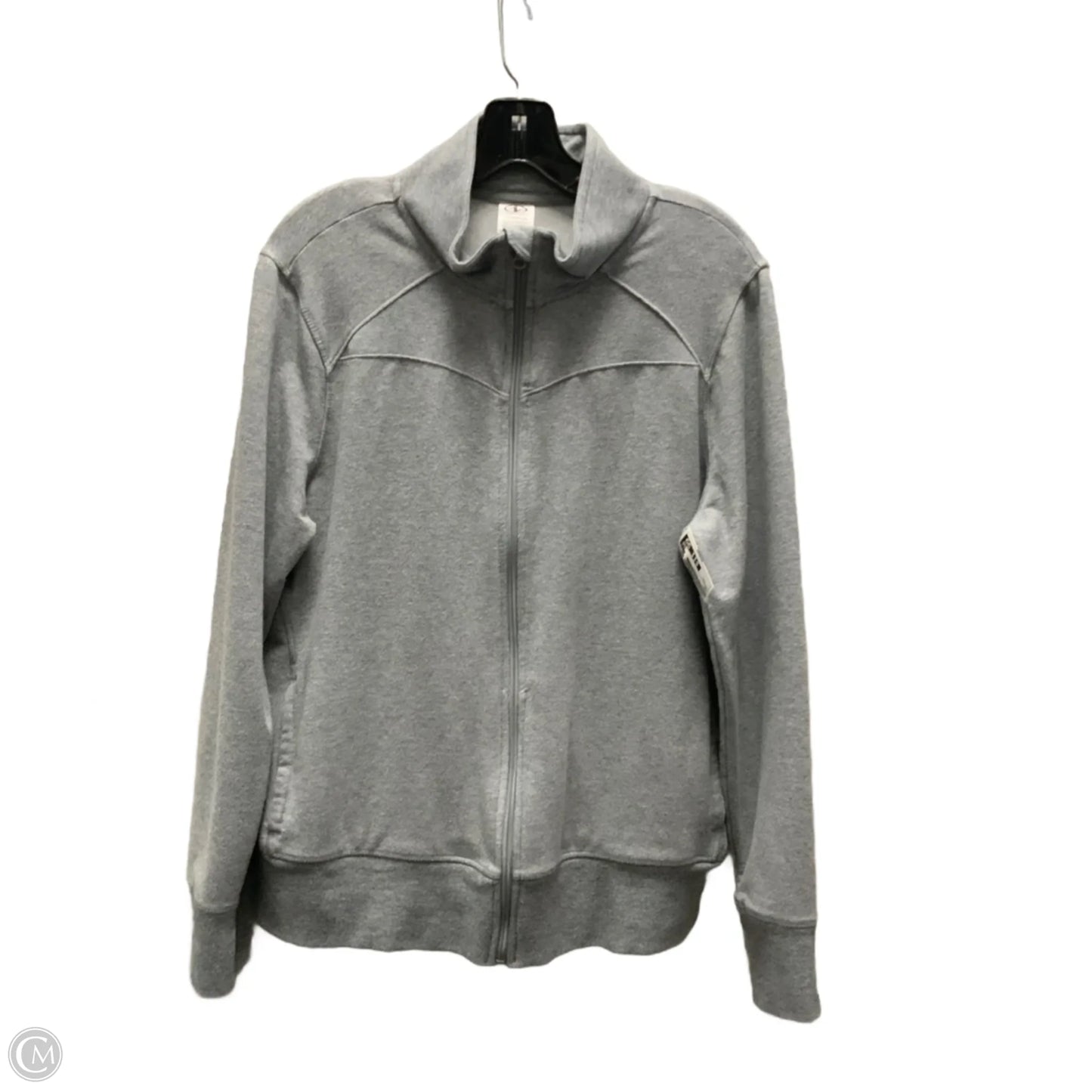 Athletic Jacket By Athletic Works In Grey, Size: Xxl