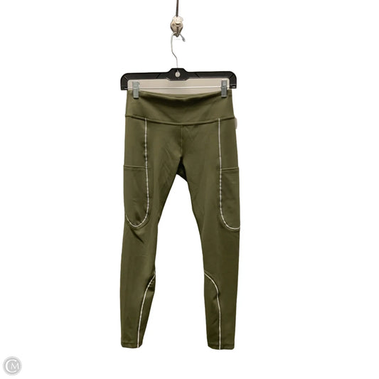 Athletic Leggings By Outdoor Voices In Green, Size: S