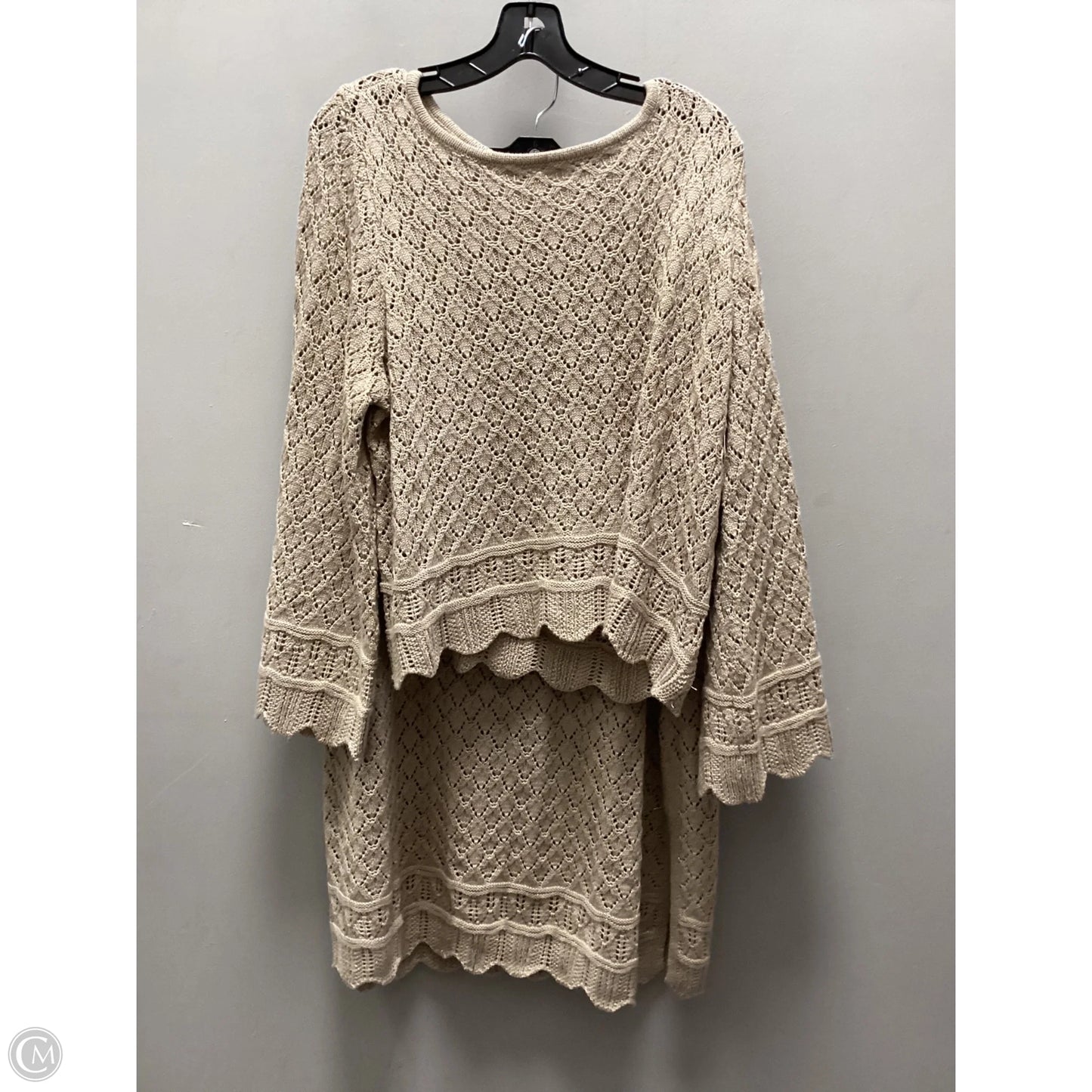 Skirt Set 2pc By Lc Lauren Conrad In Gold, Size: 2x