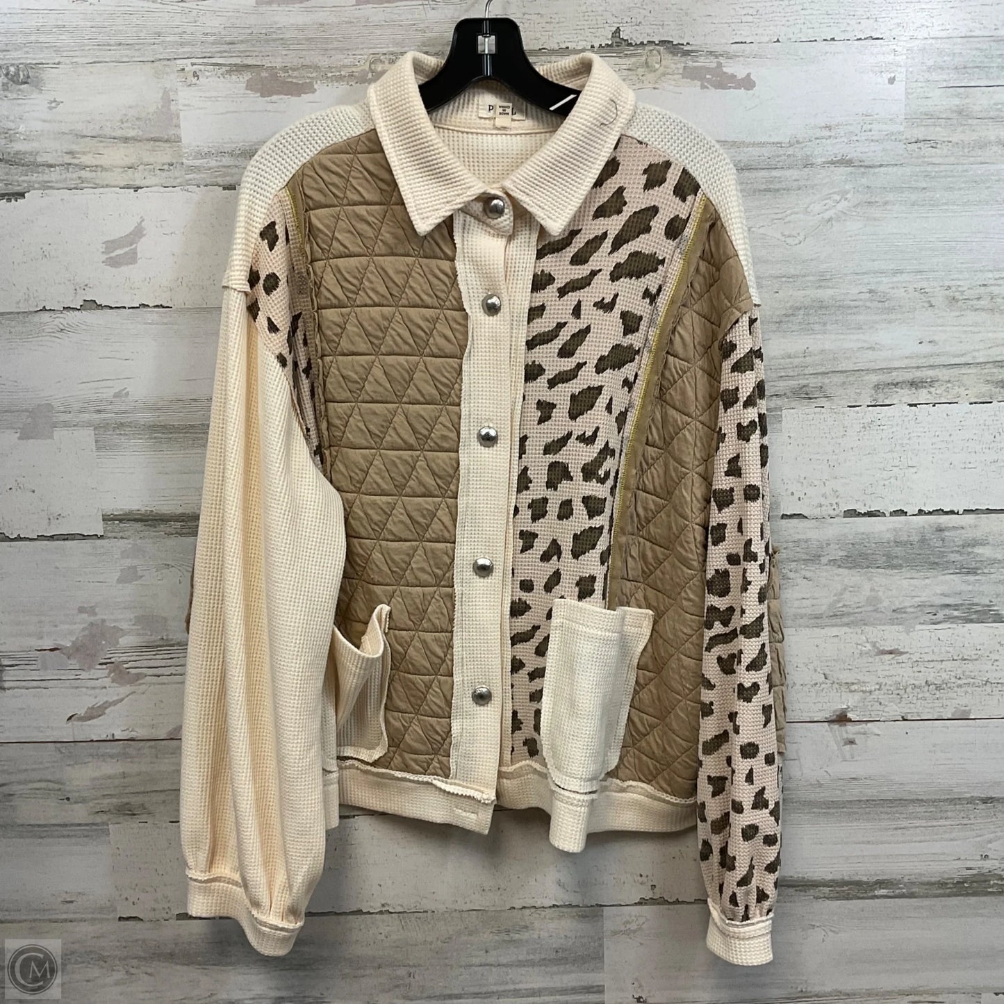 Jacket Other By Pol In Cream, Size: S