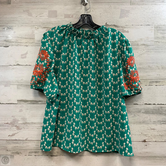 Top Short Sleeve By HAPSHO In Green, Size: 2x