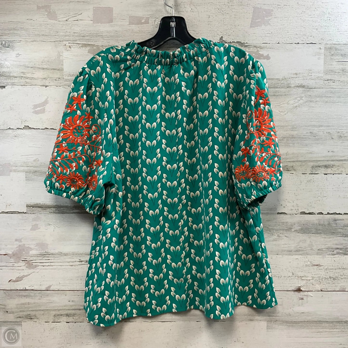 Top Short Sleeve By HAPSHO In Green, Size: 2x