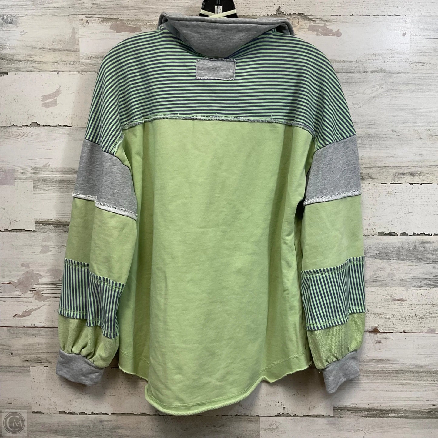 Top Long Sleeve By New In In Green, Size: M