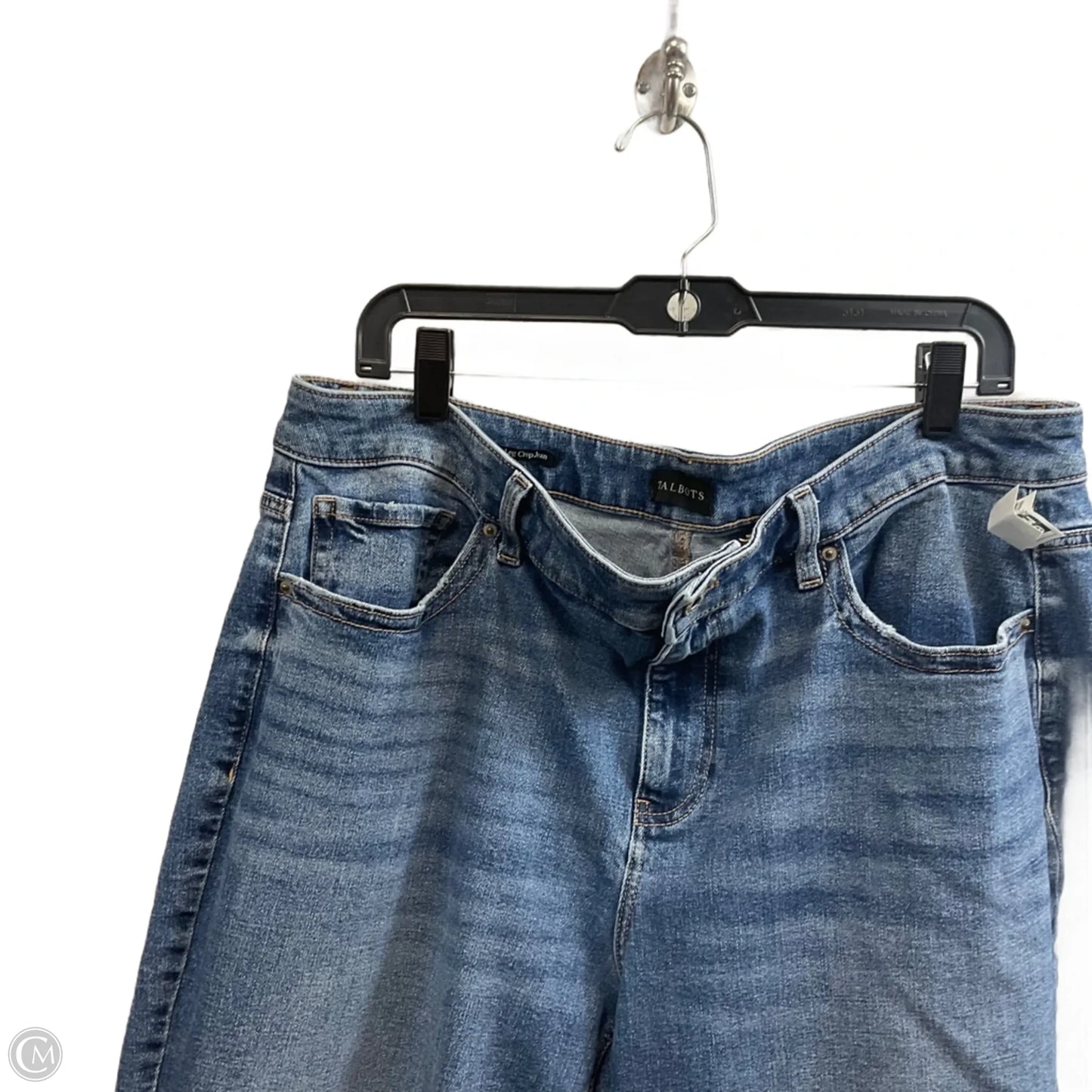 Jeans Wide Leg By Talbots In Blue Denim, Size: 16