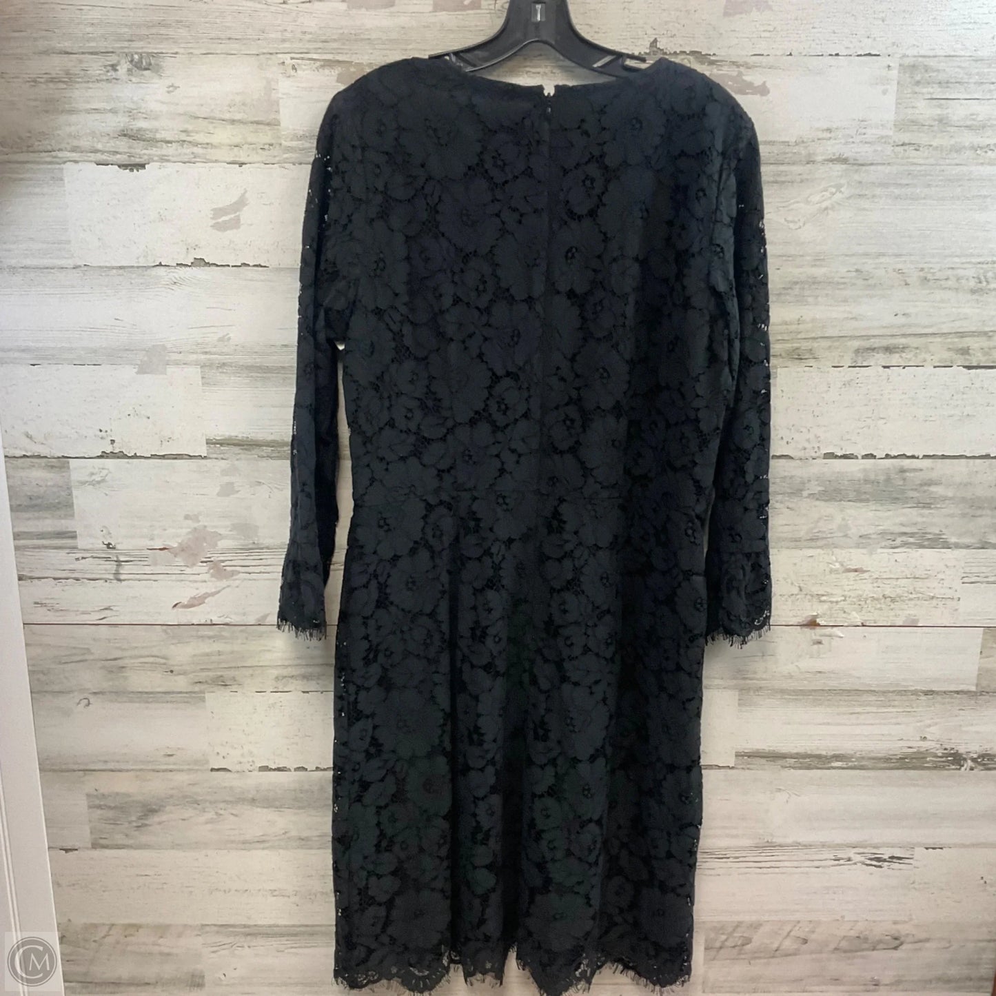 Dress Party Midi By Ann Taylor In Black, Size: L