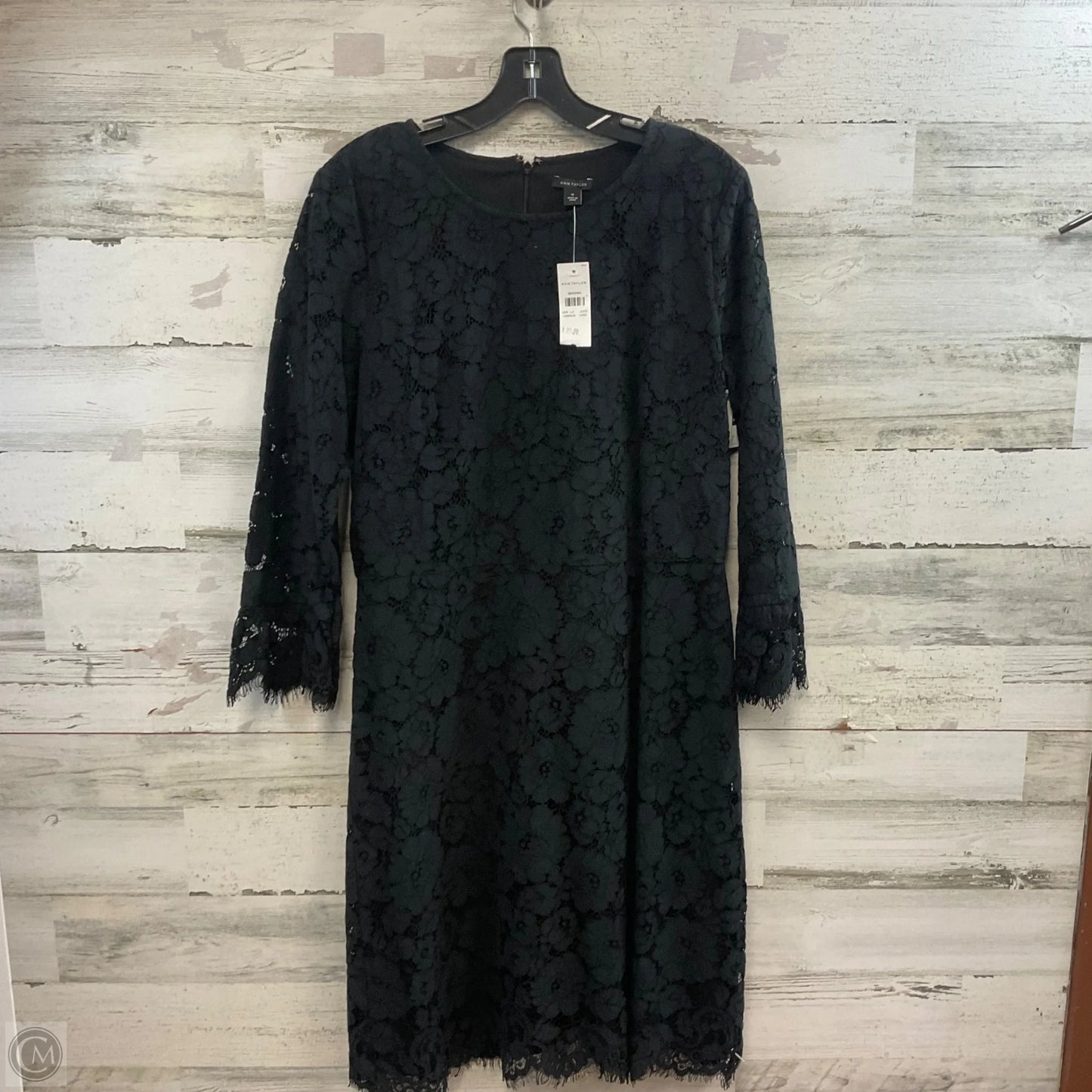 Dress Party Midi By Ann Taylor In Black, Size: M