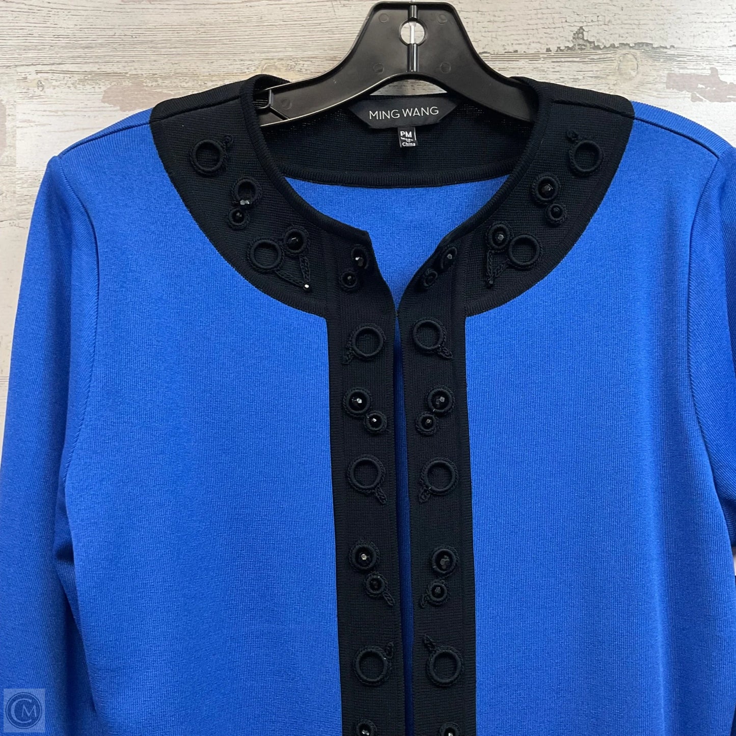 Jacket Other By Ming Wang In Blue, Size: Mp