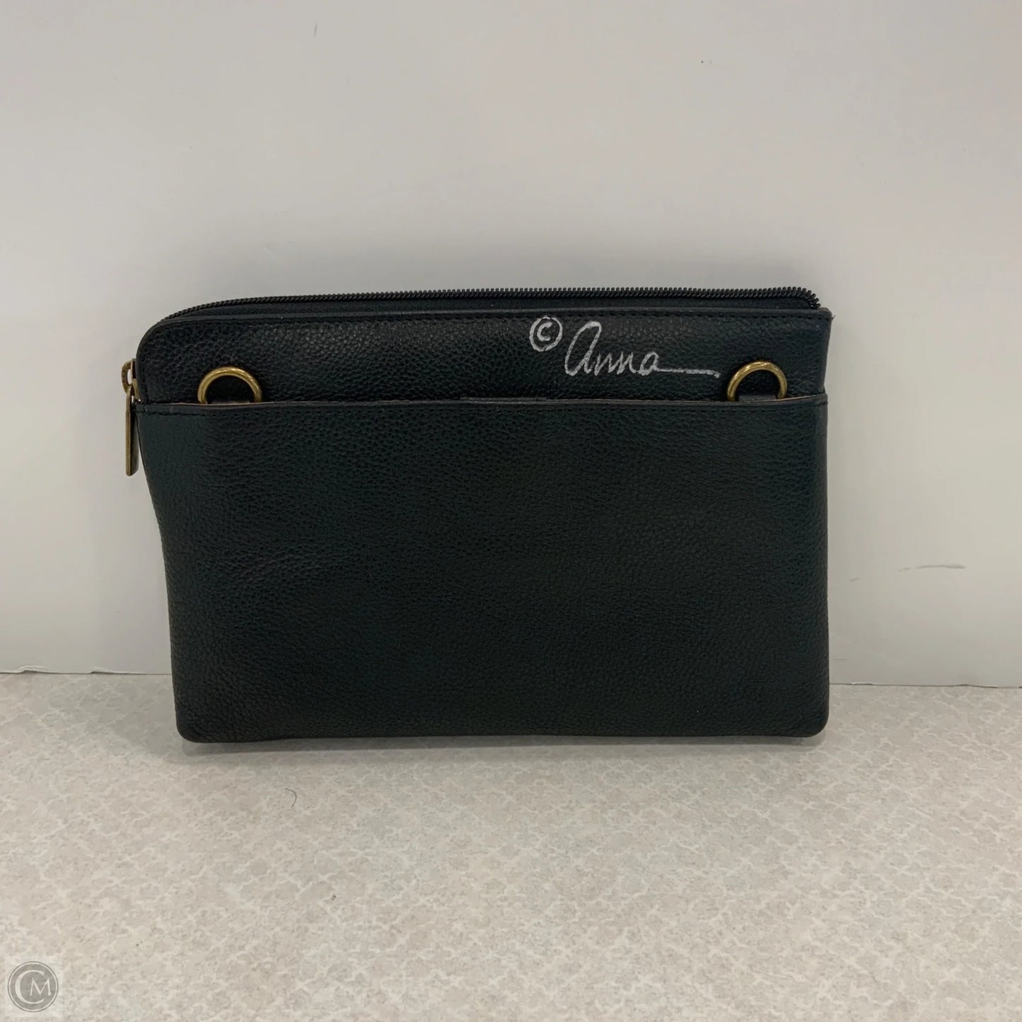 Crossbody Leather By Anuschka, Size: Small