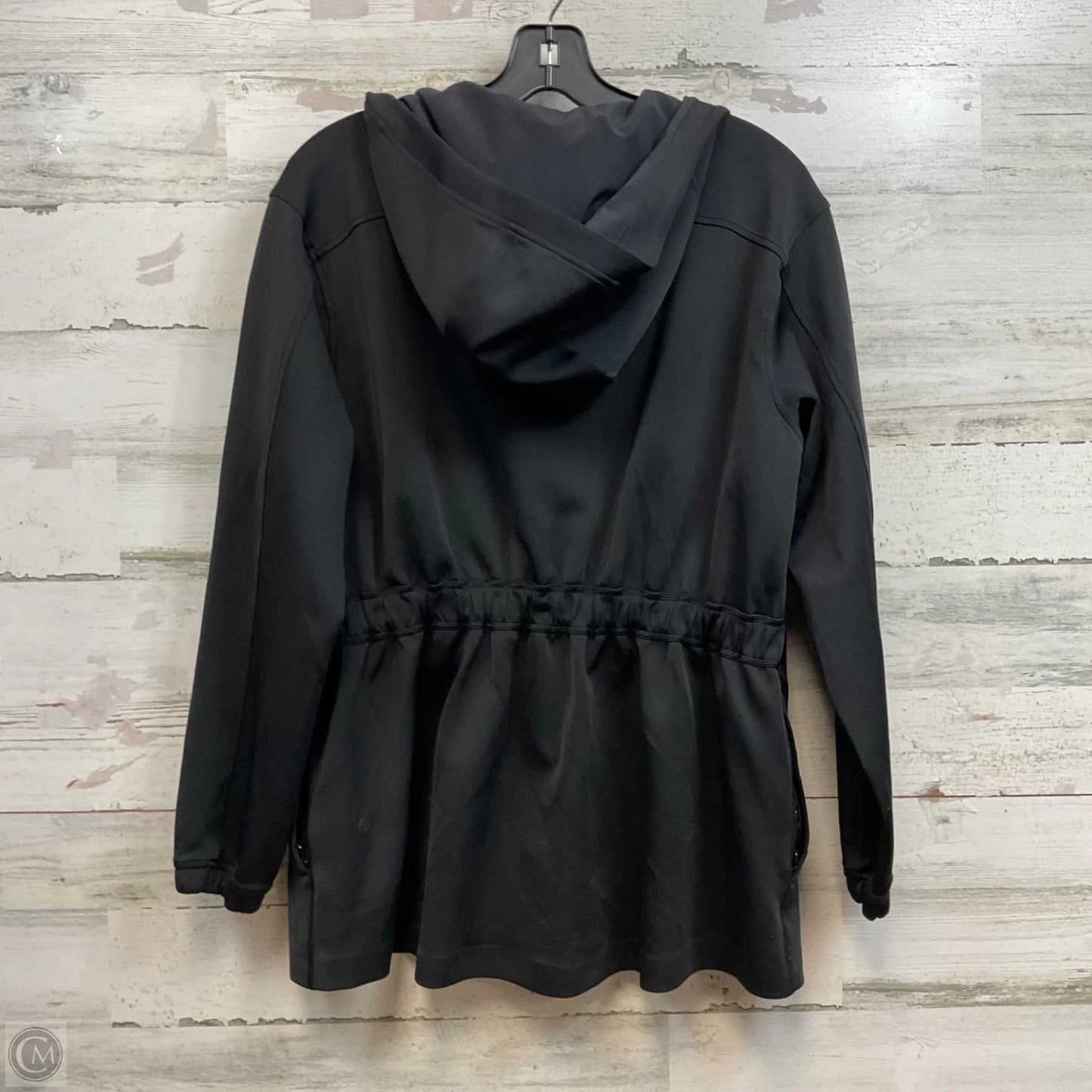 Athletic Jacket By Lululemon In Black, Size: M