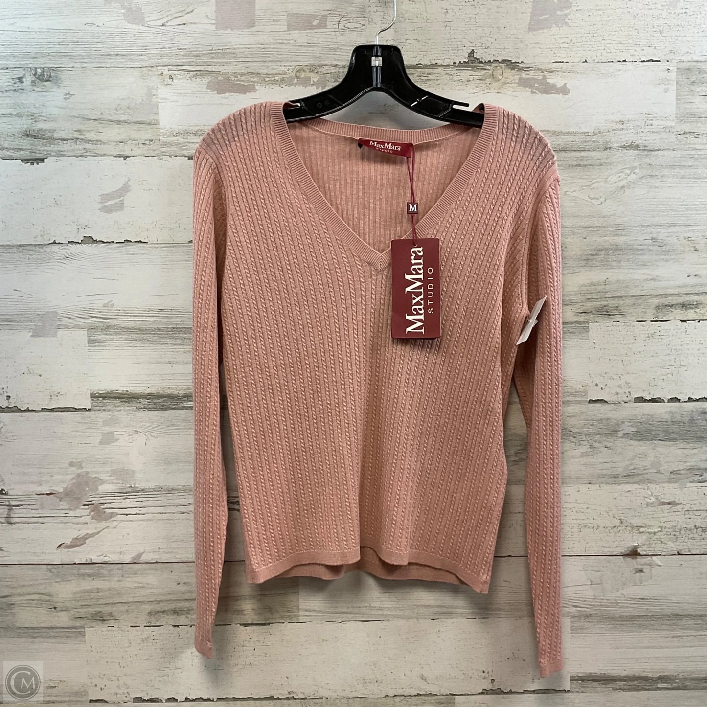 Sweater Designer By Max Mara In Pink, Size: M