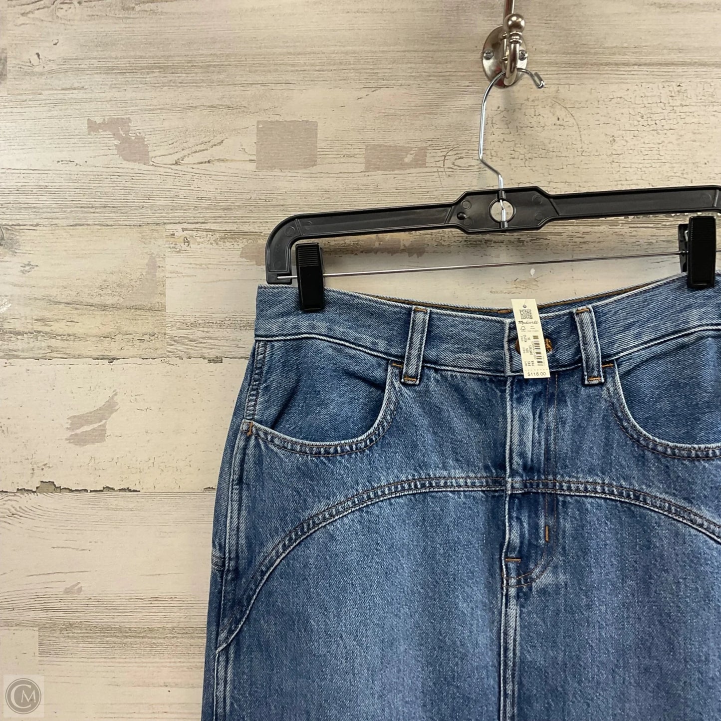 Skirt Maxi By Madewell In Blue Denim, Size: 2