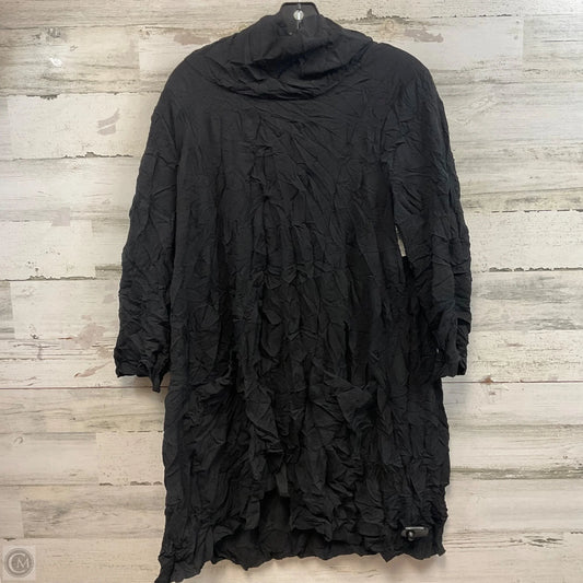 Tunic 3/4 Sleeve By Cma In Black, Size: M
