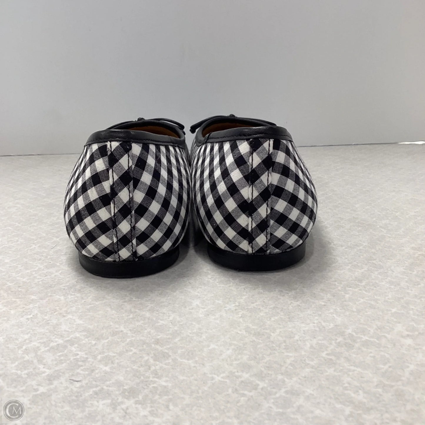 Shoes Flats By Talbots In Black & White, Size: 7.5