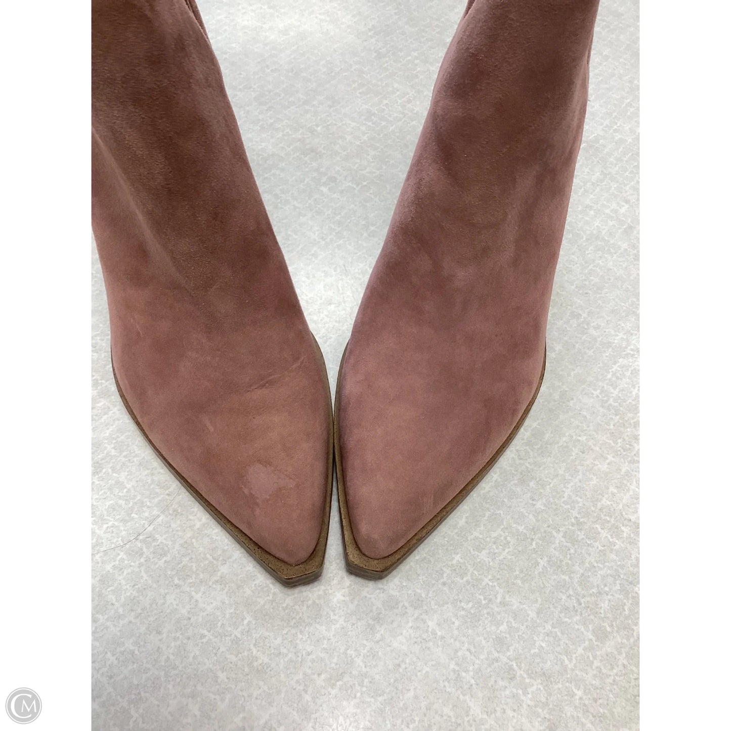 Boots Ankle Heels By Vince Camuto In Pink, Size: 8.5