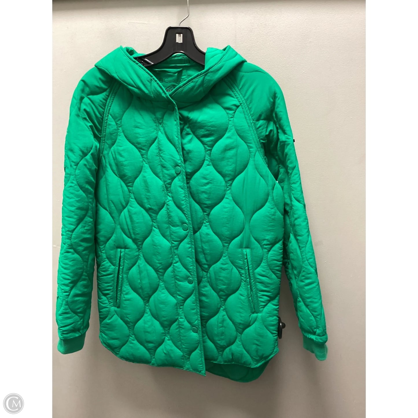 Jacket Puffer & Quilted By Bcbgeneration In Green, Size: Xs