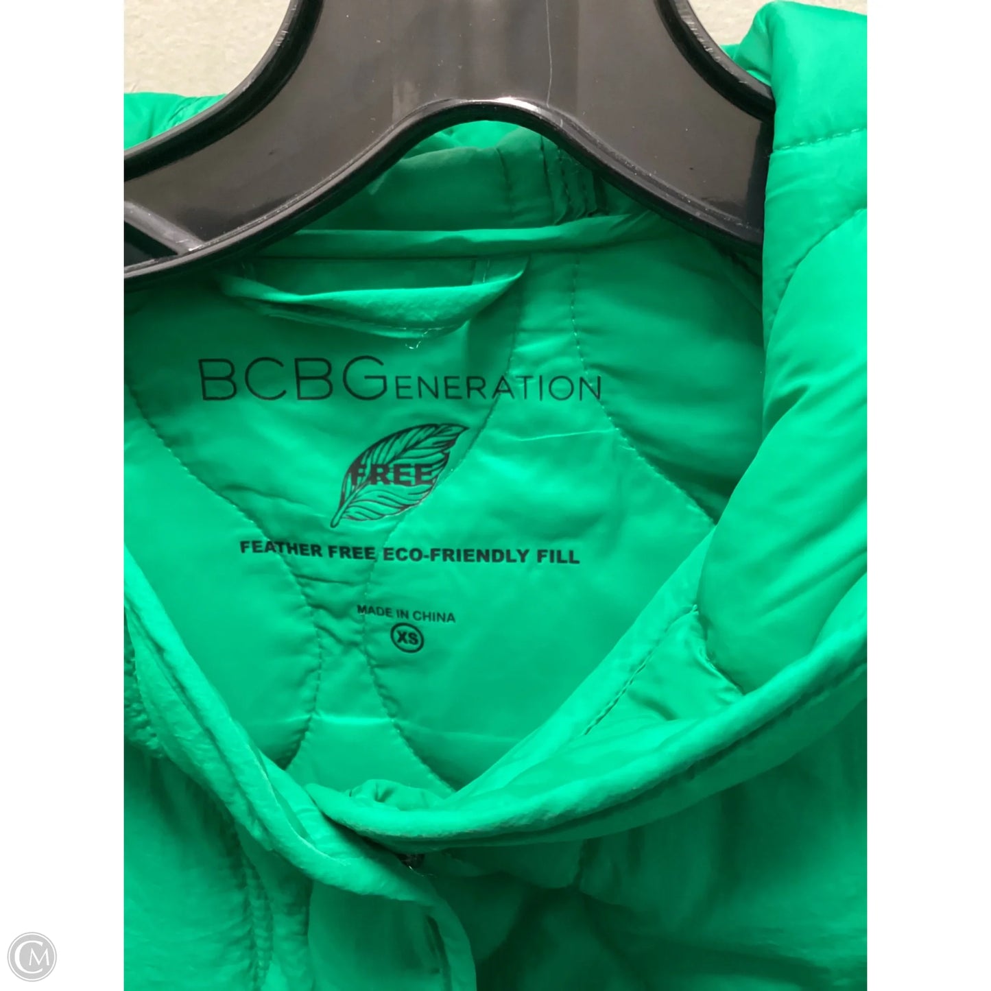 Jacket Puffer & Quilted By Bcbgeneration In Green, Size: Xs
