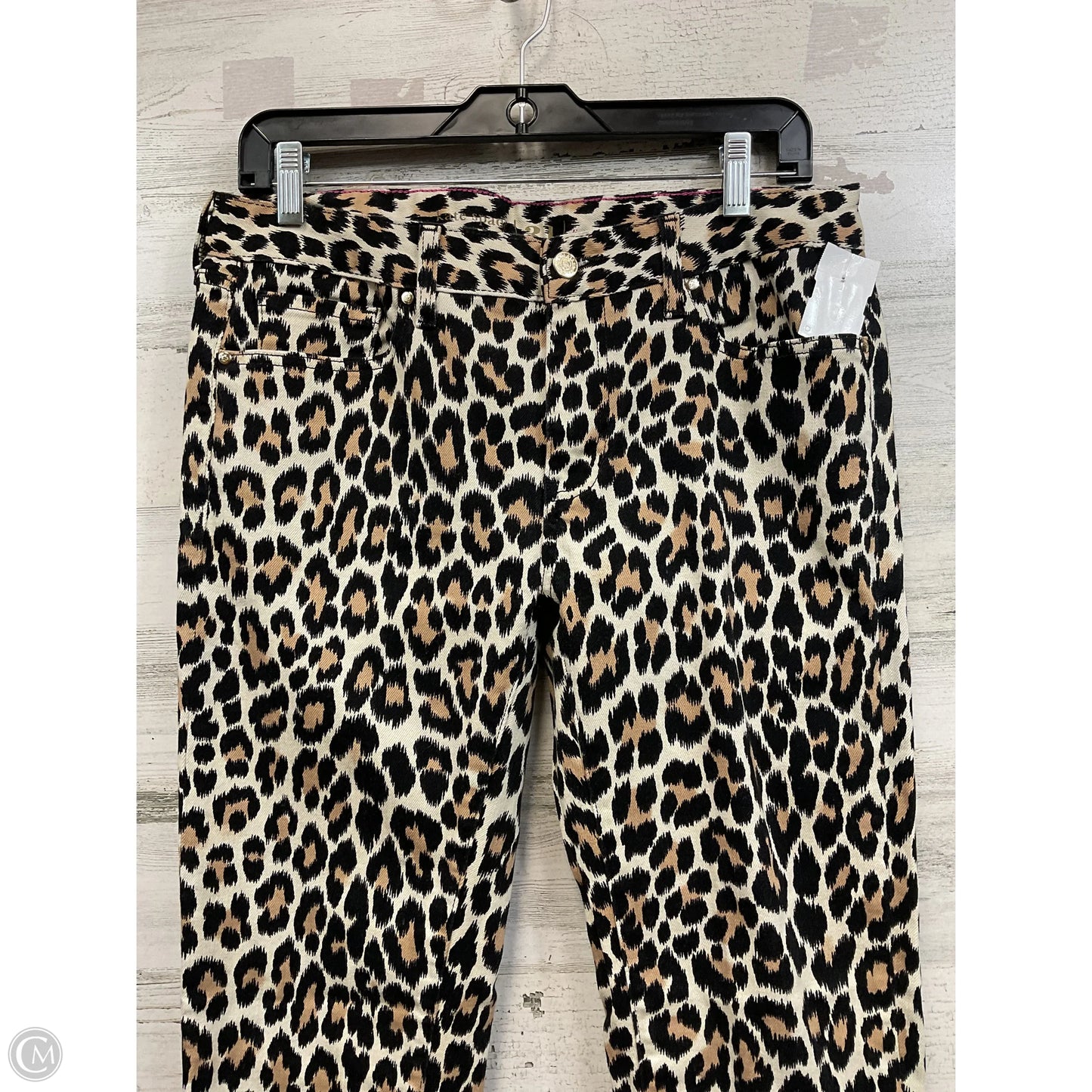 Jeans Designer By Kate Spade In Animal Print, Size: 12