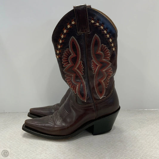 Boots Western By Justin In Brown, Size: 5.5