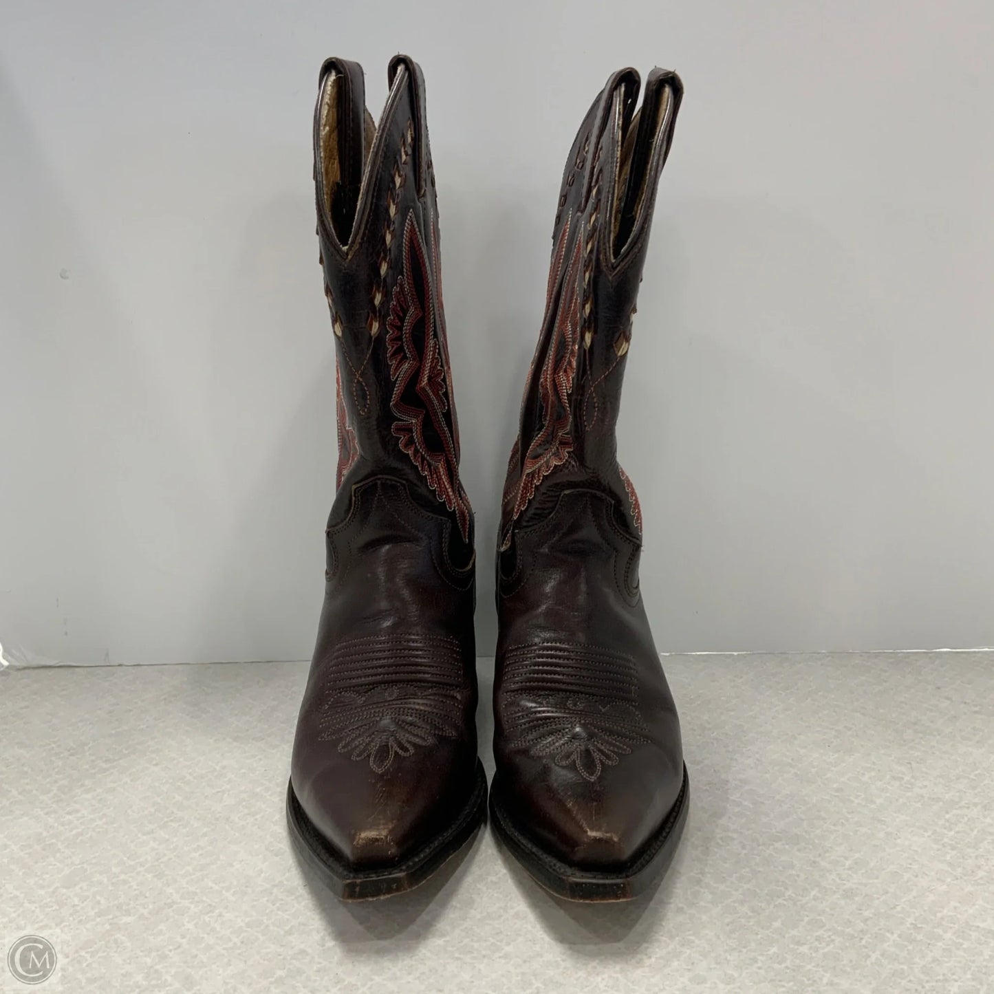 Boots Western By Justin In Brown, Size: 5.5