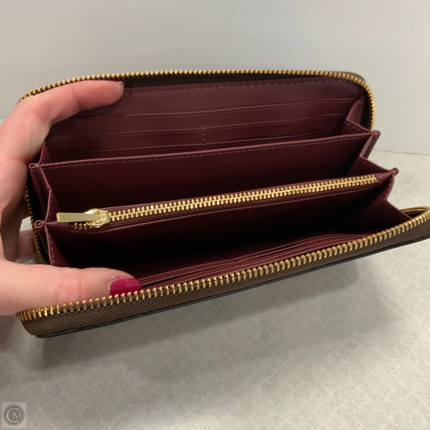 Wristlet Designer By Coach, Size: Medium