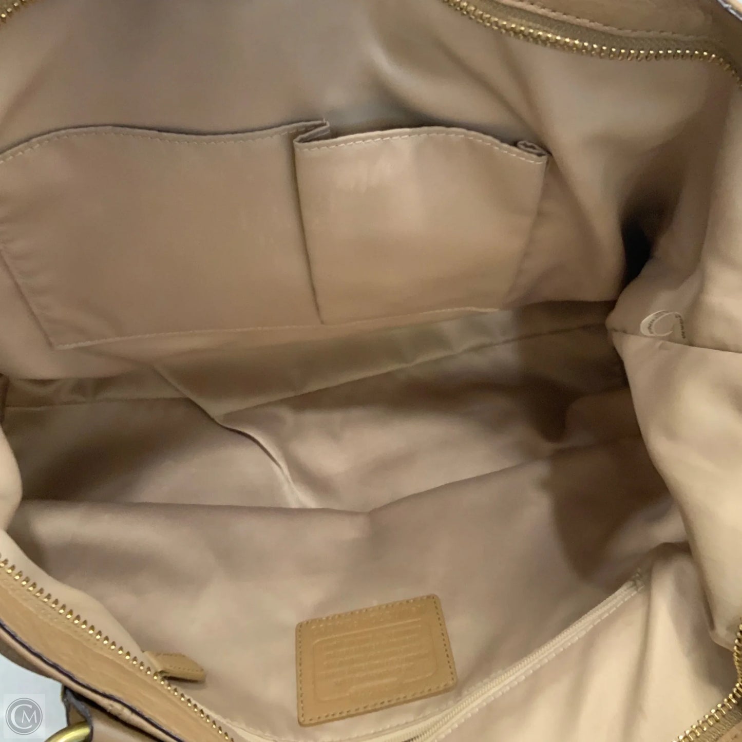 Handbag Designer By Coach, Size: Large