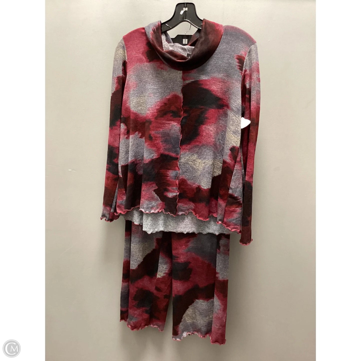 Pants Set 2pc By Vine Street In Maroon, Size: M