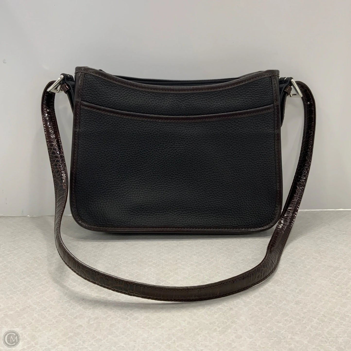 Handbag Leather By Brighton, Size: Medium