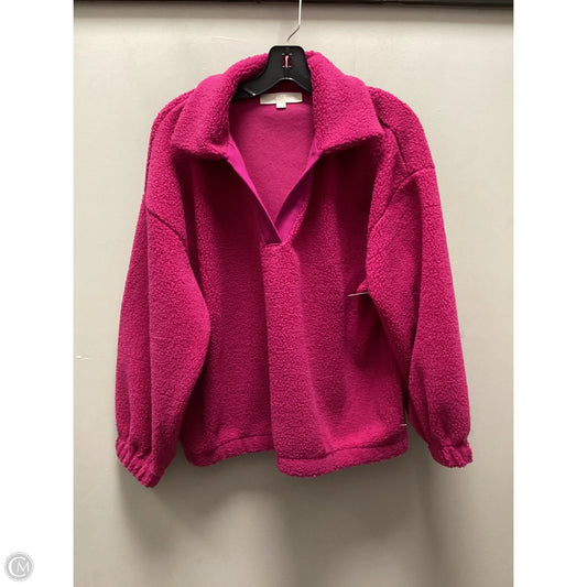Top Long Sleeve By Loft In Purple, Size: L