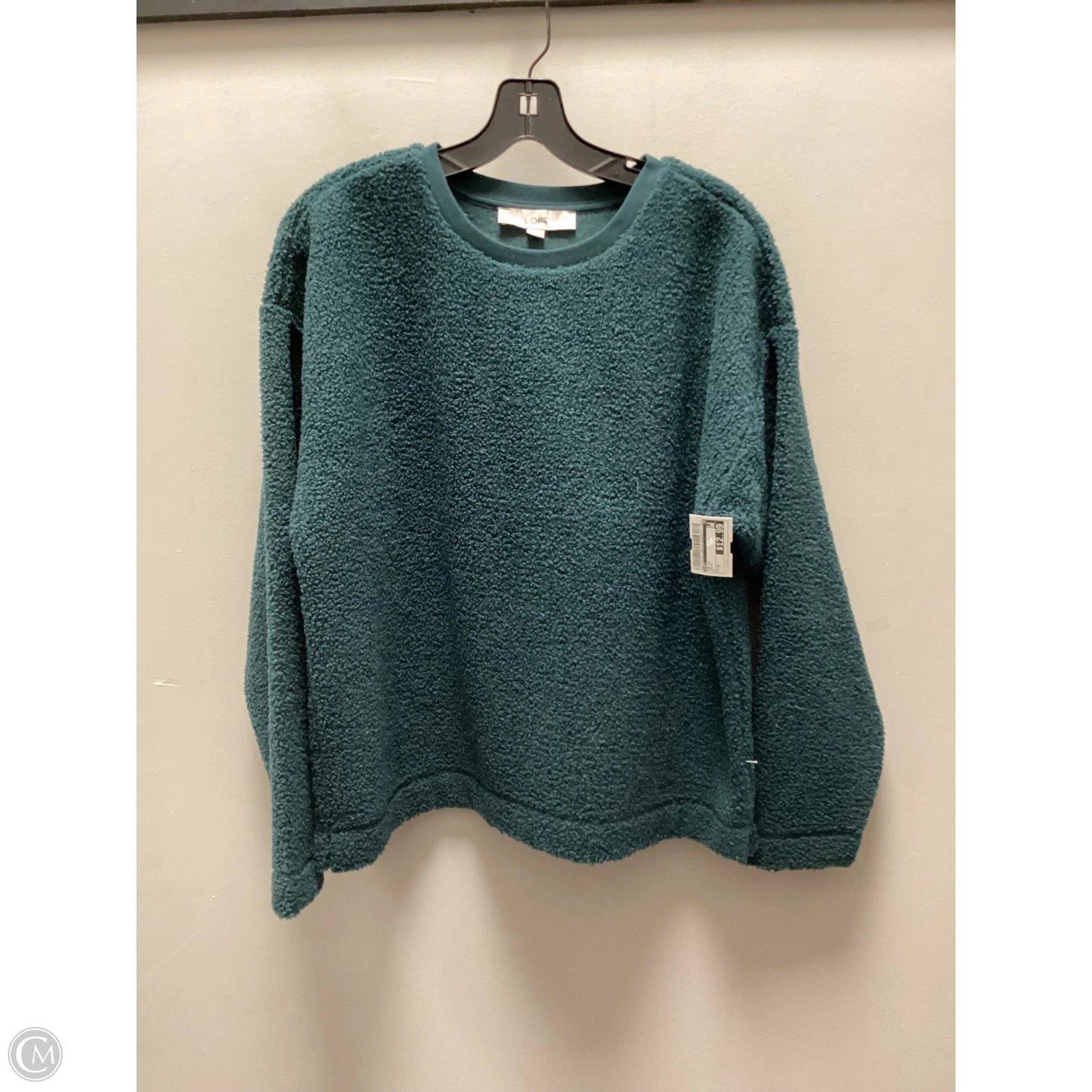 Top Long Sleeve By Loft In Green, Size: M
