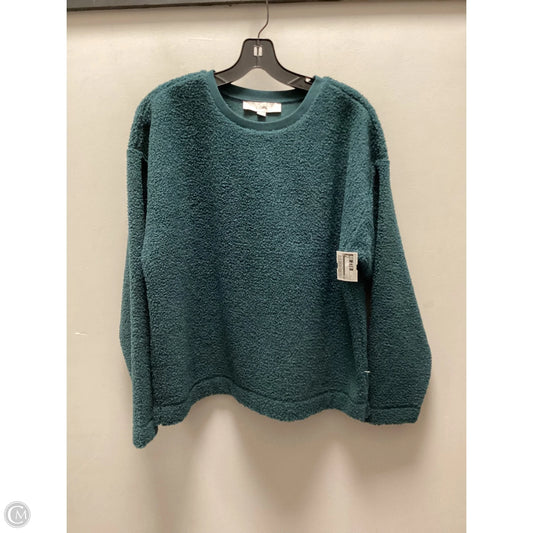 Top Long Sleeve By Loft In Green, Size: M