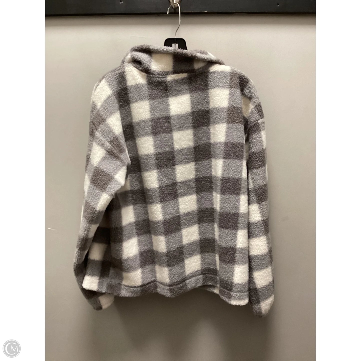 Top Long Sleeve By Loft In Grey, Size: M