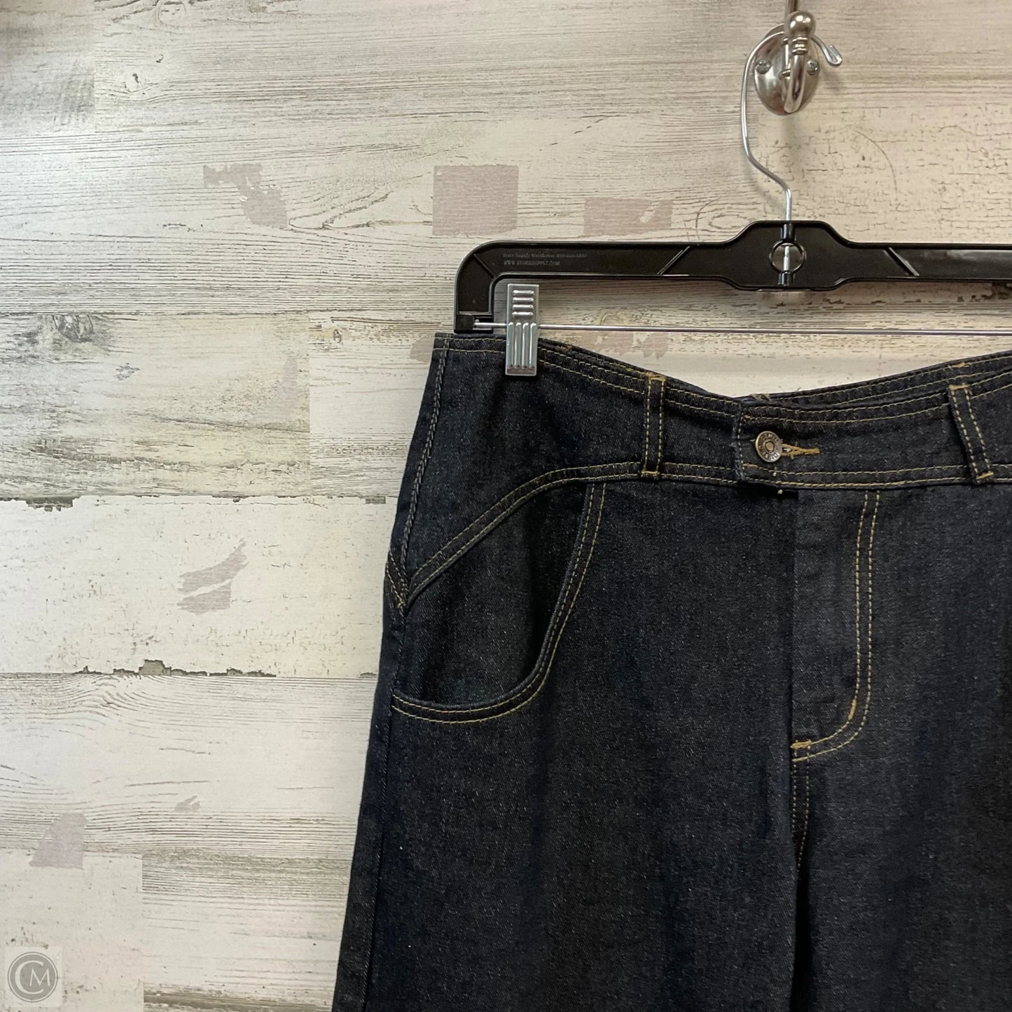 Jeans Wide Leg By EDIKTED In Blue Denim, Size: M