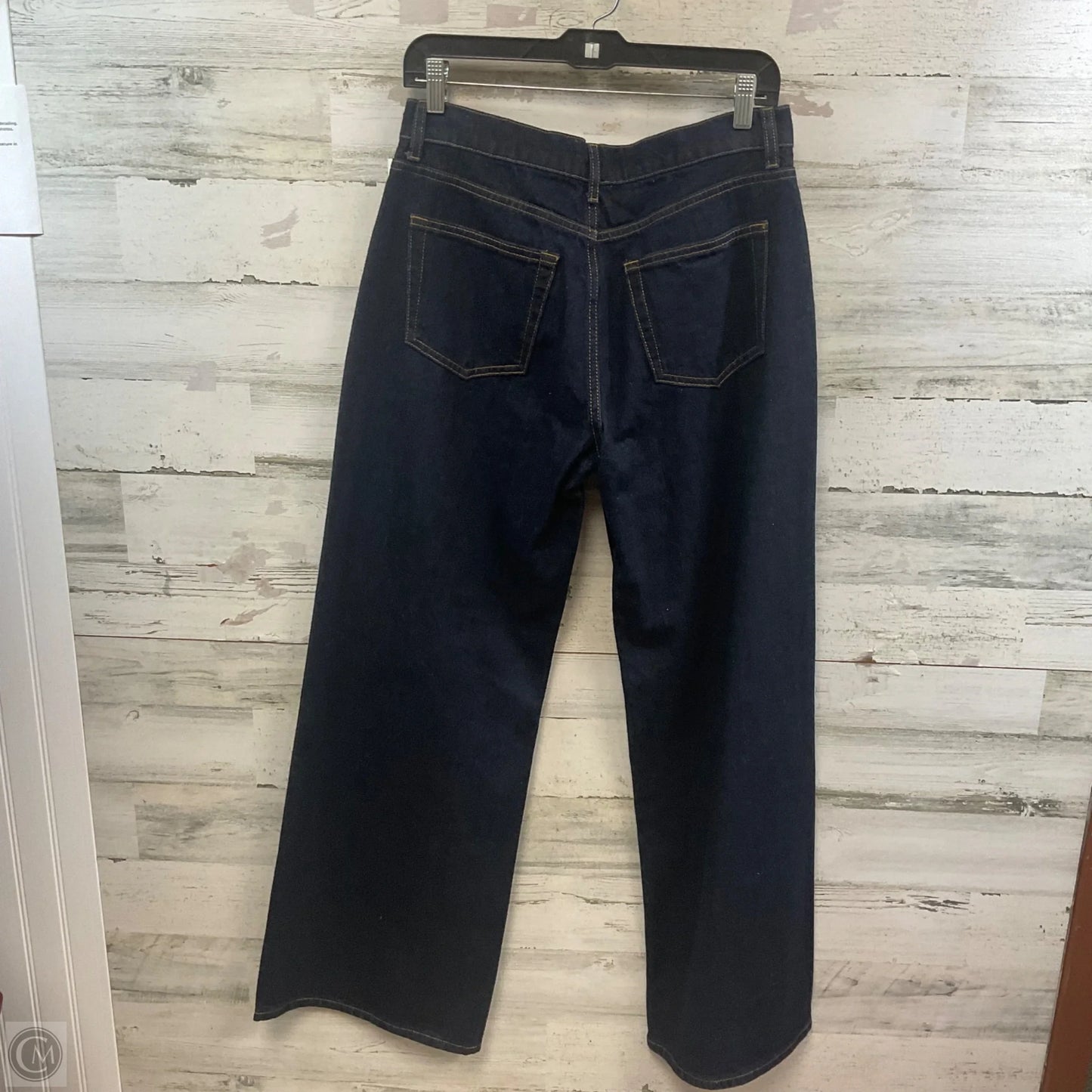 Jeans Wide Leg By Reformation In Blue Denim, Size: 6