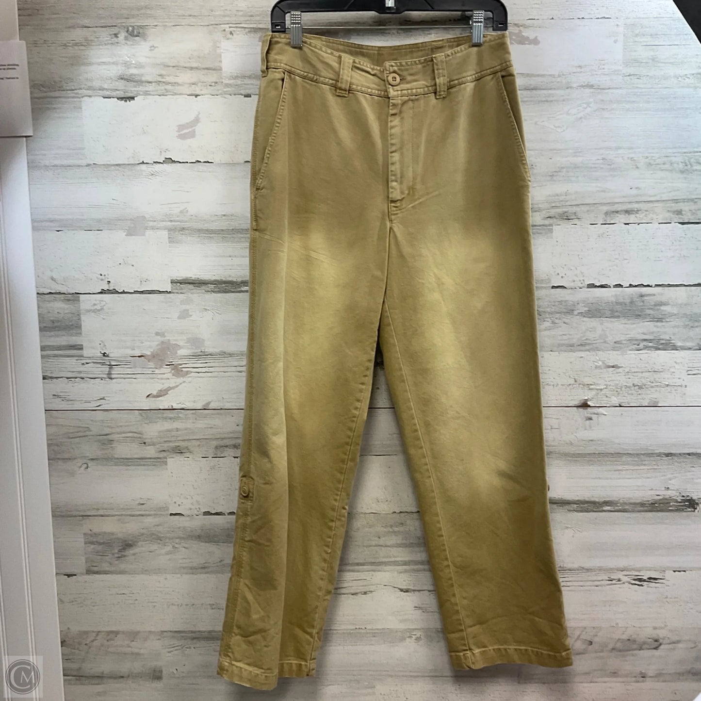 Jeans Wide Leg By Free People In Brown Denim, Size: 4