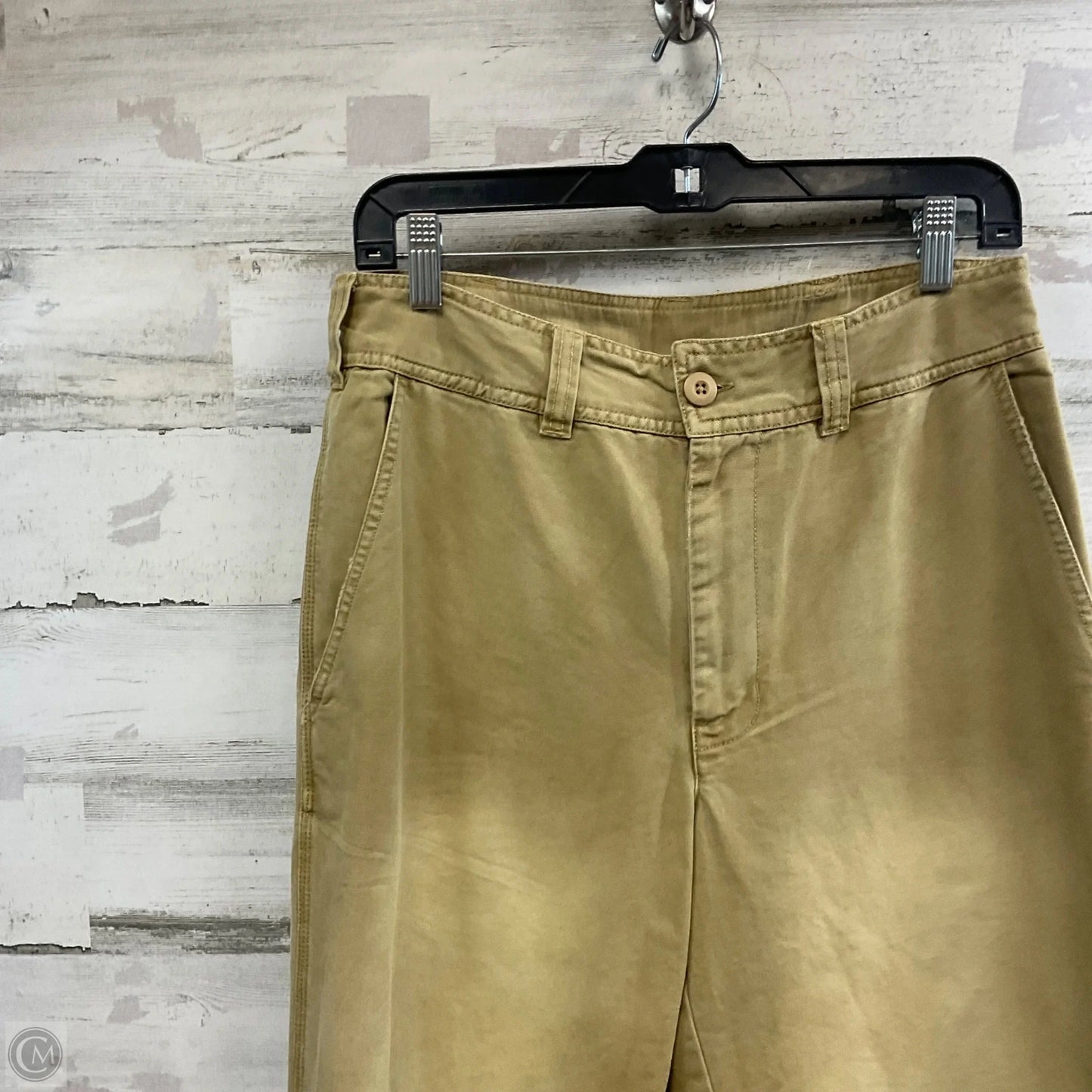 Jeans Wide Leg By Free People In Brown Denim, Size: 4