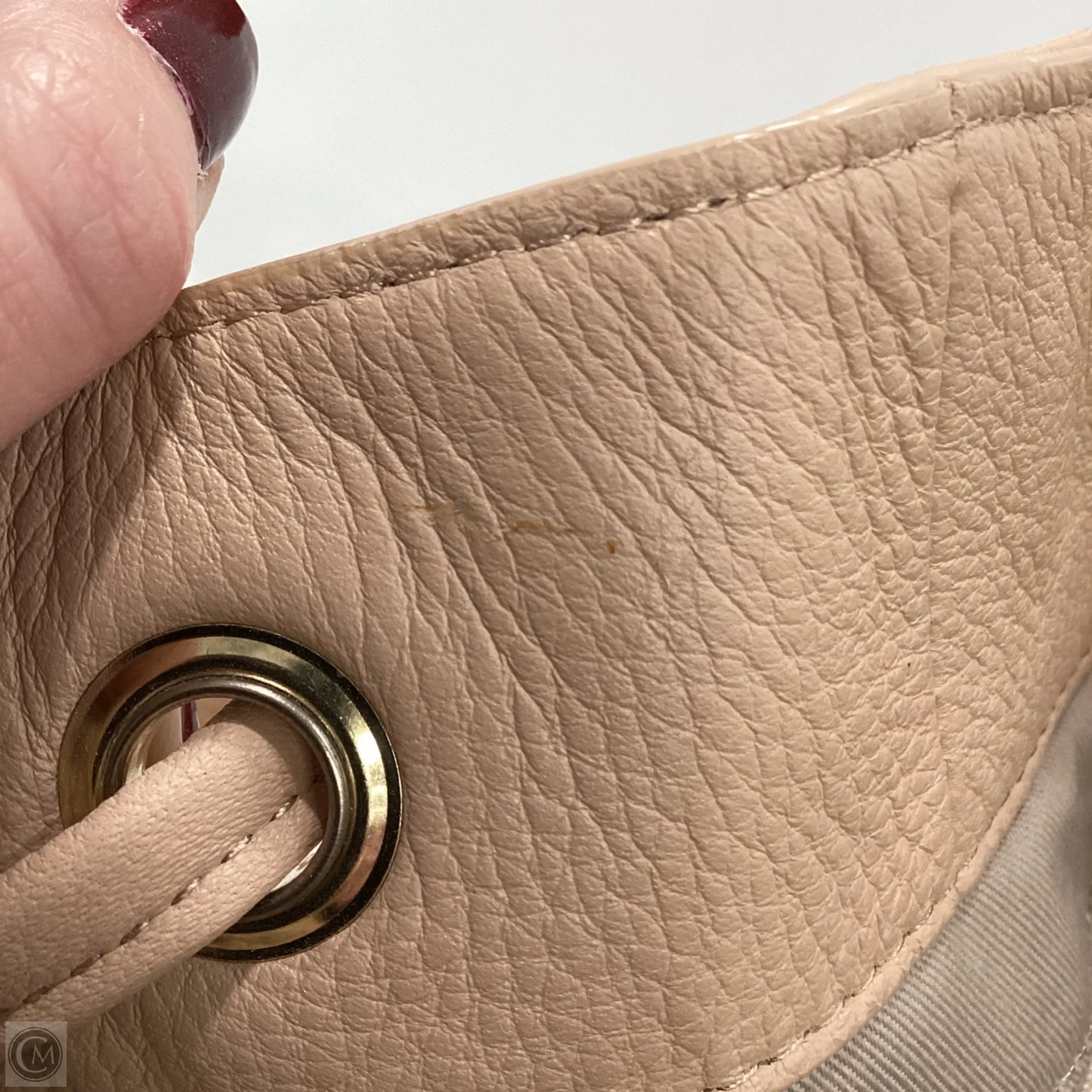 Handbag Leather By Talbots, Size: Medium