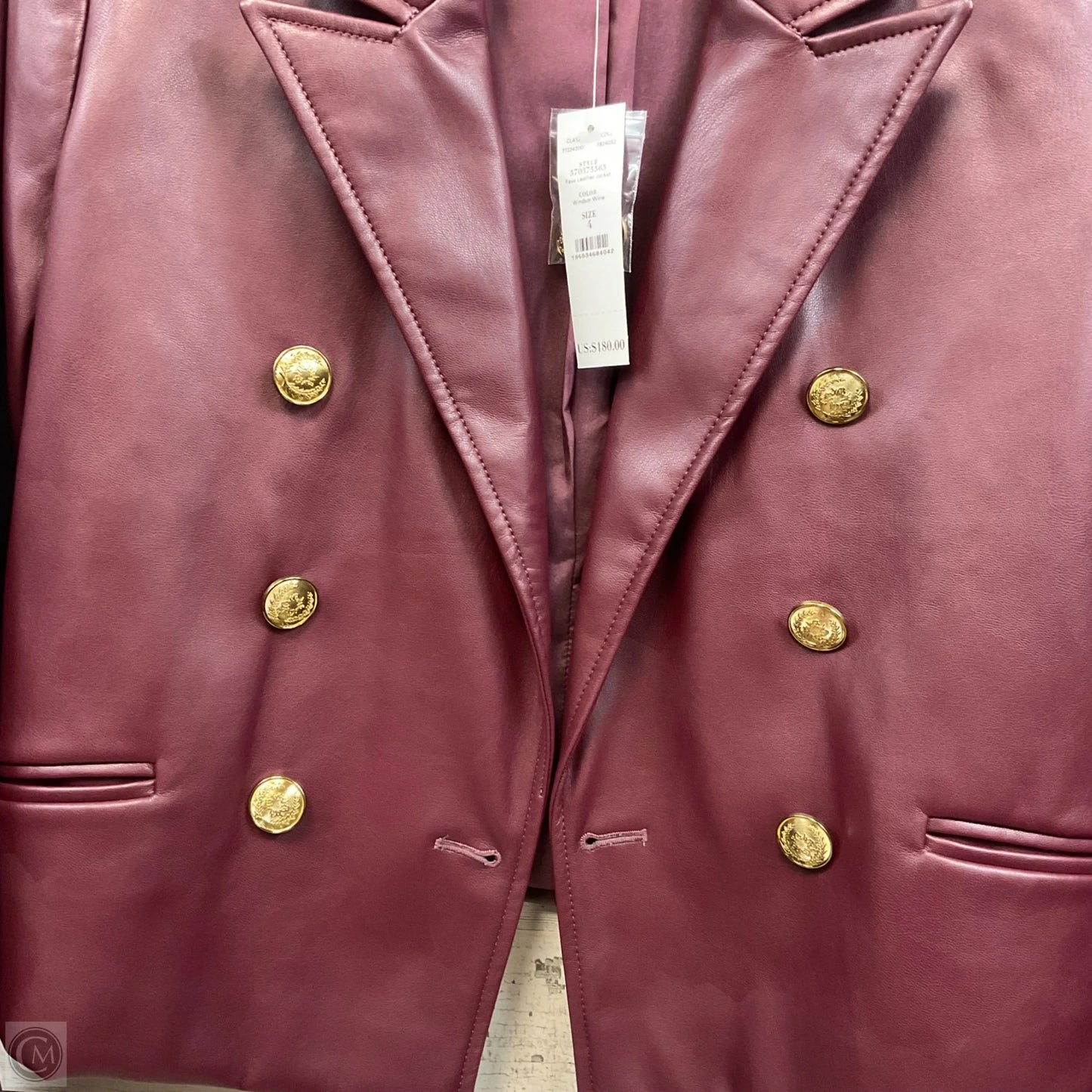 Jacket Other By White House Black Market In Maroon, Size: S