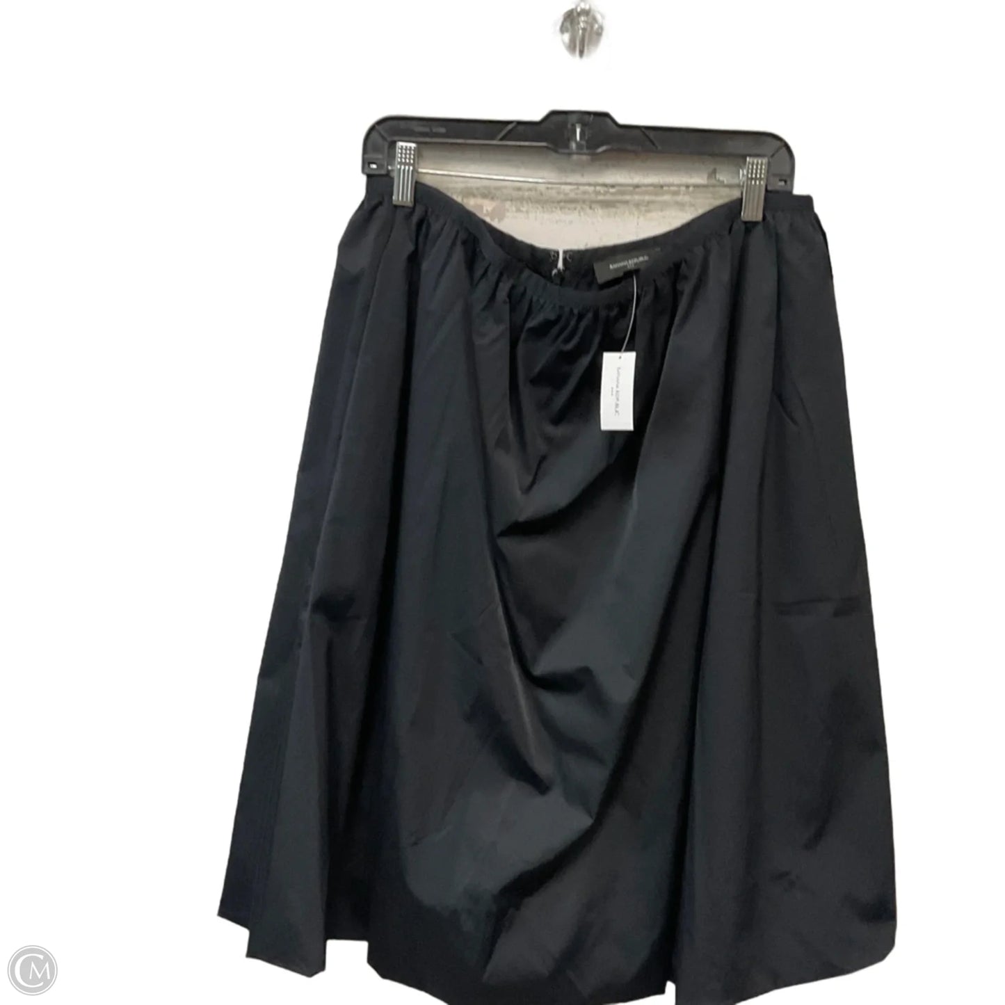 Skirt Midi By Banana Republic In Black, Size: 16