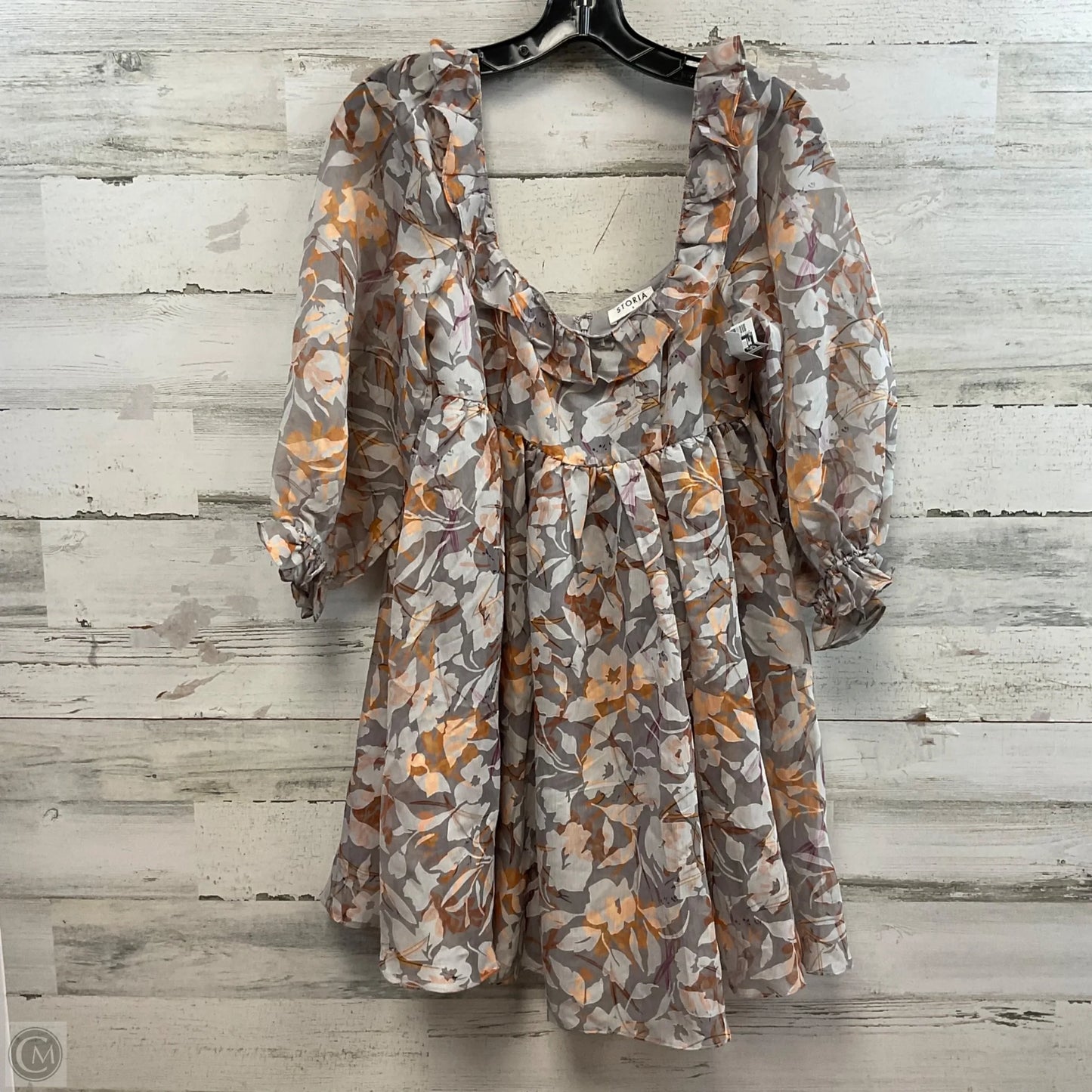 Dress Casual Short By Storia In Grey, Size: S