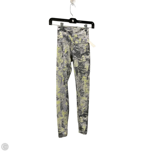 Athletic Leggings By Lululemon In Grey, Size: Xs