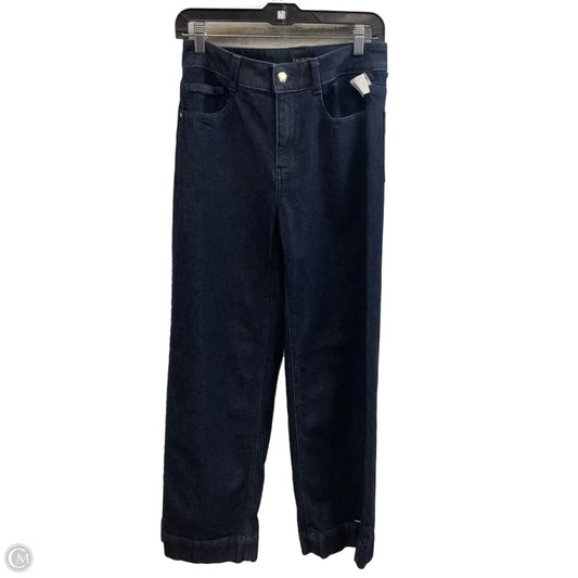 Jeans Wide Leg By Talbots In Blue Denim, Size: 2
