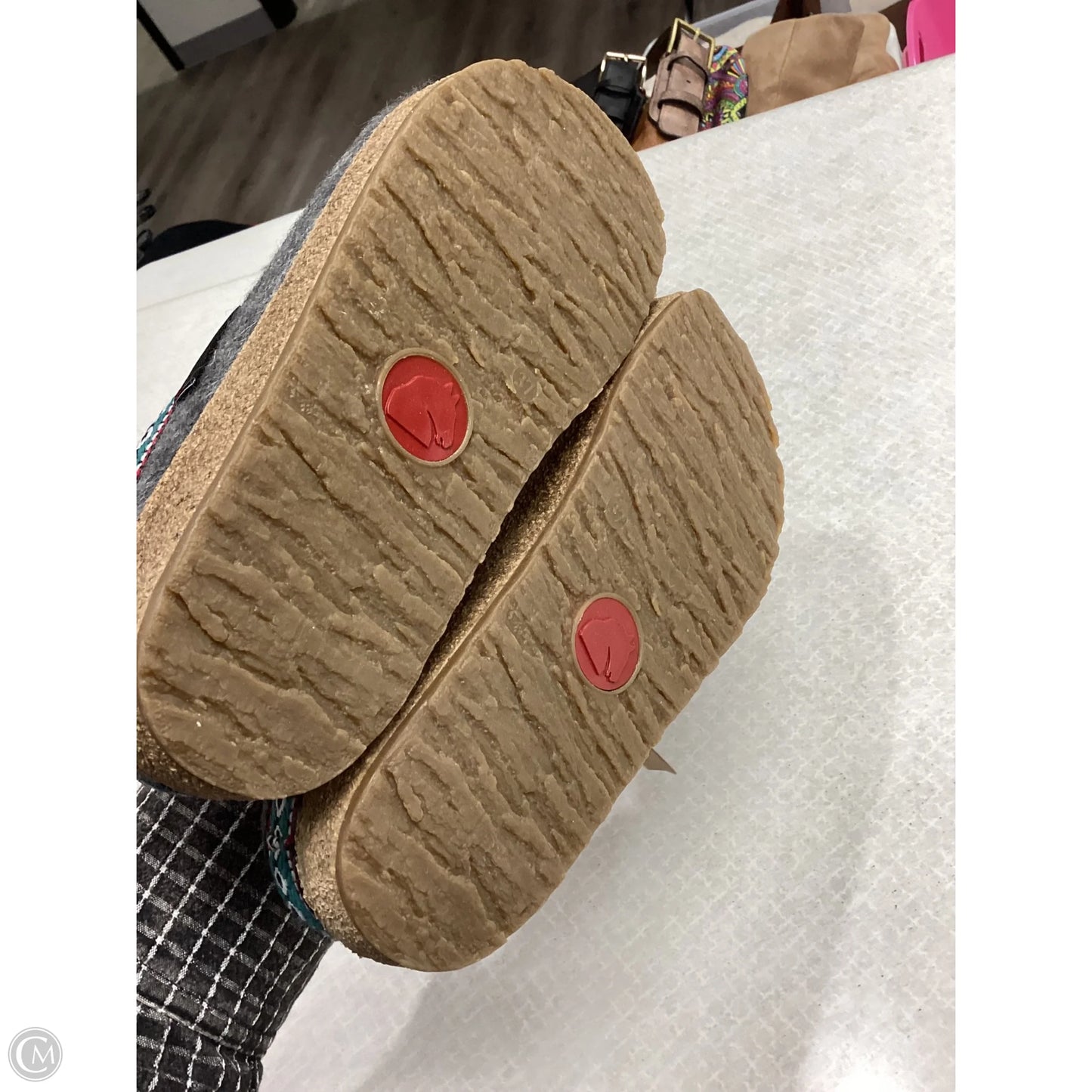 Shoes Flats By Haflinger In Grey, Size: 6.5