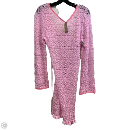 Swimwear Cover-up By J. Crew In Pink, Size: L